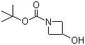 structure of CAS# 141699-55-0, 1-N-Boc-3-hydroxyazetidine;tert-Butyl 3-hydroxyazetidine-1-carboxylate