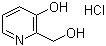 structure of CAS# 14173-30-9, 3-Hydroxy-2-pyridinemethanol hydrochloride;3-Hydroxy-2-(hydroxymethyl)pyridine hydrochloride