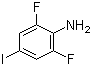 structure of CAS# 141743-49-9, 2,6-Difluoro-4-iodoaniline