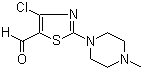 结构式 CAS# 141764-88-7, 4-氯-2-(1-甲基-4-哌嗪基)-5-噻唑甲醛