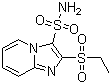 2-Ethylsulfonylimidazo[1,2-a]pyridine-3-sulfonamide molecular structure (CAS 141776-47-8)