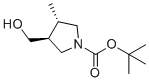 tert-Butyl (3S,4S)-3-(hydroxymethyl)-4-methyl-pyrrolidine-1-carboxylate molecular structure (CAS 1417789-75-3)