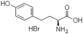 结构式 CAS# 141899-12-9, L-高酪氨酸溴化氢盐