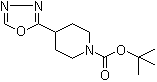4-(1,3,4-Oxadiazol-2-yl)-1-piperidinecarboxylic acid 1,1-dimethylethyl ester molecular structure (CAS 1419075-88-9)