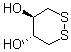 trans-1,2-Dithiane-4,5-diol molecular structure (CAS 14193-38-5)