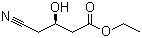 Ethyl (R)-(-)-4-cyano-3-hydroxybutyrate molecular structure (CAS 141942-85-0)