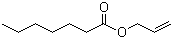 结构式 CAS# 142-19-8, 庚酸烯丙酯; 庚酸-2-丙烯酯