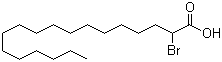 2-Bromostearic acid molecular structure (CAS 142-94-9)