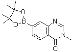 3-Methyl-7-(4,4,5,5-tetramethyl-1,3,2-dioxaborolan-2-yl)-4(3H)-quinazolinone molecular structure (CAS 1421341-05-0)