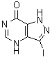 结构式 CAS# 142189-88-6, 1,4-二氢-3-碘-7H-吡唑并[4,3-d]嘧啶-7-酮