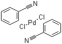 Bis(benzonitrile)palladium chloride molecular structure (CAS 14220-64-5)