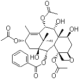 13-Acetyl-9-dihydrobaccatin III molecular structure (CAS 142203-65-4)