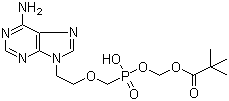 Adefovir monopivoxil molecular structure (CAS 142341-05-7)