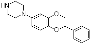 1-(4-Benzyloxy-3-methoxyphenyl)piperazine molecular structure (CAS 142353-49-9)