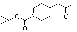 structure of CAS# 142374-19-4, tert-Butyl 4-(2-oxoethyl)piperidine-1-carboxylate;N-Boc-4-piperidineacetaldehyde