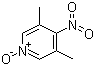 结构式 CAS# 14248-66-9, 3,5-二甲基-4-硝基吡啶 1-氧化物