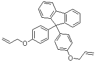 结构式 CAS# 142494-81-3, 9,9-二(4-烯丙氧基苯基)芴