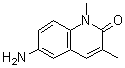 structure of CAS# 1425927-75-8, 6-Amino-1,3-dimethyl-1H-quinolin-2-one;6-Amino-1,3-dimethyl-2(1H)-quinolinone