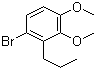 3,4-二甲氧基-2-丙基-1-溴苯分子结构 (CAS 142601-49-8)