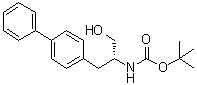 structure of CAS# 1426129-50-1, N-[(1R)-2-[1,1'-Biphenyl]-4-yl-1-(hydroxymethyl)ethyl]carbamic acid 1,1-dimethylethyl ester