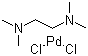 Dichloro(N,N,N',N'-tetramethylethylenediamine)palladium(II) molecular structure (CAS 14267-08-4)