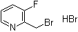 structure of CAS# 1427429-75-1, 2-(Bromomethyl)-3-fluoropyridine hydrobromide (1:1)