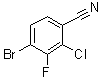 structure of CAS# 1427439-32-4, 4-Bromo-2-chloro-3-fluorobenzonitrile