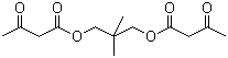 structure of CAS# 14276-67-6, Neopentylglycolycol bis acetoacetate;2,2-Dimethyl-1,3-propanediyl acetoacetate; Acetoacetic acid 2,2-dimethyltrimethylene ester; 3-Oxobutanoic acid 2,2-dimethyl-1,3-propanediyl ester