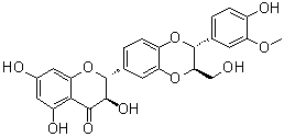 Silybin b2 molecular structure (CAS 142796-21-2)