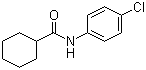 N-(4-Chlorophenyl)cyclohexanecarboxamide molecular structure (CAS 142810-49-9)