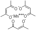 Manganic acetylacetonate molecular structure (CAS 14284-89-0)