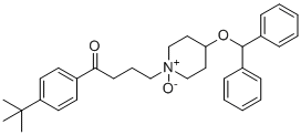 Ebastine EP Impurity F molecular structure (CAS 1429071-63-5)