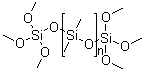 Polydimethylsiloxane [(trimethoxysilyl)oxy]-terminated molecular structure (CAS 142982-20-5)