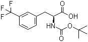 结构式 CAS# 142995-31-1, Boc-L-3-三氟甲基苯丙氨酸; N-叔丁氧羰基-L-3-三氟甲基苯丙氨酸