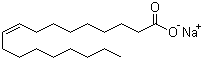 Sodium oleate molecular structure (CAS 143-19-1)