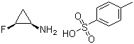 (1R,2S)-2-Fluorocyclopropanamine 4-methylbenzenesulfonate molecular structure (CAS 143062-83-3)