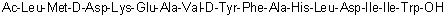 N-Acetyl-11-L-alanine-15-L-alanine-6-21-endothelin 1 (swine reduced) molecular structure (CAS 143113-45-5)