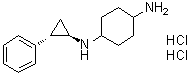 rel-N1-[(1R,2S)-2-Phenylcyclopropyl]-1,4-cyclohexanediamine hydrochloride (1:2) molecular structure (CAS 1431326-61-2)