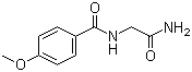 N-(2-Amino-2-oxoethyl)-4-methoxybenzamide molecular structure (CAS 143153-70-2)