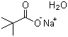 Sodium trimethylacetate hydrate molecular structure (CAS 143174-36-1)
