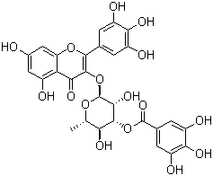structure of CAS# 143202-36-2, Myricetin 3-O-(3''-galloylrhamnopyranoside)