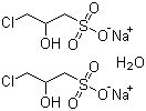 结构式 CAS# 143218-48-8, 3-氯-2-羟基丙烷磺酸钠半水合物