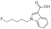 1-(5-Fluoropentyl)-1H-indole-3-carboxylic acid molecular structure (CAS 1432794-98-3)