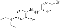 structure of CAS# 14337-53-2, 2-(5-Bromo-2-pyridinylazo)-5-(diethylamino)phenol;2-(5-Bromo-2-pyridylazo)-5-(diethylamino)phenol; 2-(5-Bromo-2-pyridylazo)-5-diethylaminephenol; 2-(5'-Bromo-2'-pyridylazo)-5-(diethylamino)phenol; 5-Br-DEPAP; 5-Br-PADAP; 5-Bromo-DEPAP; 5-Bromo-PADAP; NSC 367081