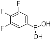 3,4,5-Trifluorophenylboronic acid molecular structure (CAS 143418-49-9)