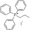 结构式 CAS# 14350-50-6, 丙基三苯基碘化膦