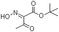 2-(羟基亚氨基)-3-氧代丁酸叔丁酯分子结构 (CAS 14352-65-9)