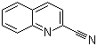 喹啉-2-甲腈分子结构 (CAS 1436-43-7)