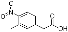 结构式 CAS# 143665-37-6, 2-(3-甲基-4-硝基苯基)乙酸