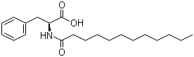 N-Dodecanoyl-L-phenylalanine molecular structure (CAS 14379-64-7)